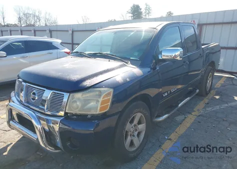 2006 Nissan Titan Se z USA, uszkodzony, nr VIN 1N6BA07A86N560989